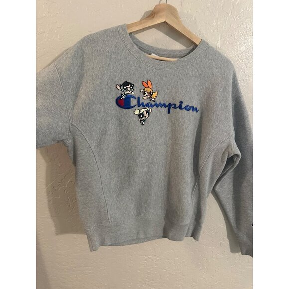 Champion x Powerpuff Girls Reverse Weave Crewneck Sweater - Picture 4 of 10
